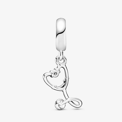Pandora charm pendente con cuore Stetoscopio