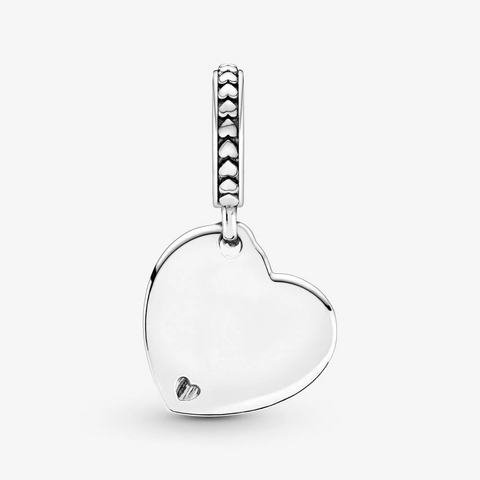 Pandora Charm pendente Albero della famiglia a cuore bicolore