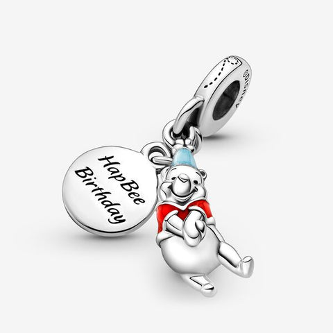 Pandora Disney, Charm pendente Compleanno di Winnie the Pooh