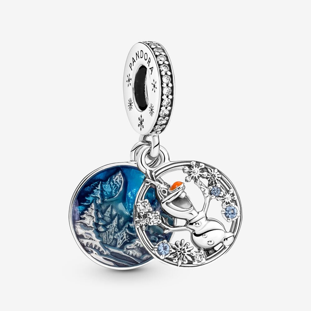 Pandora Disney, Frozen, Charm Pendente Olaf nella neve