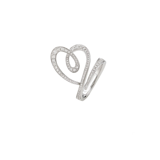 Giorgio Visconti Anello in oro bianco e diamanti