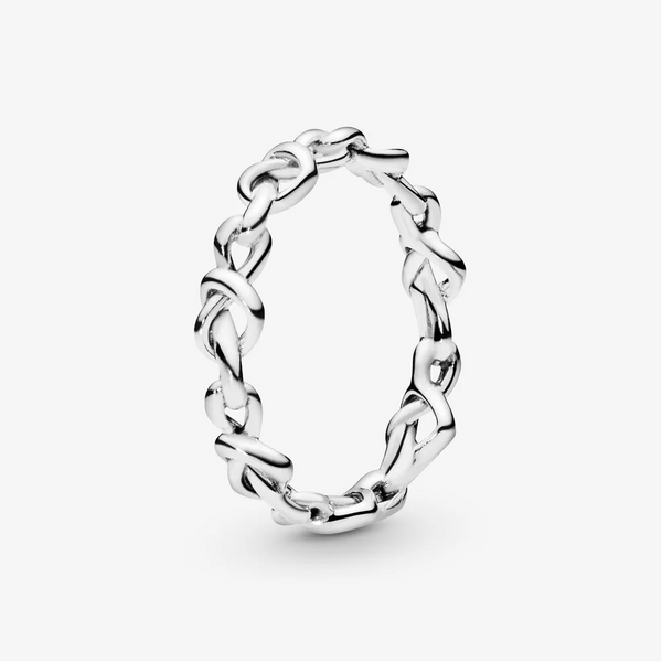 Pandora Anello Cuori intrecciati