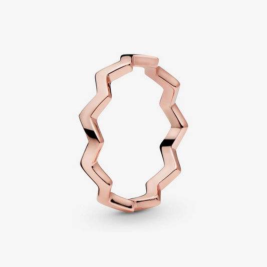 Pandora Anello Zigzag lucido
