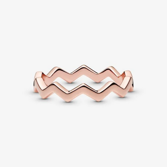 Pandora Anello Zigzag lucido