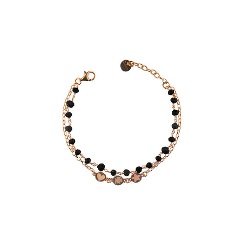 Rue des Mille  - Bracciale doppio filo Gipsy Tierra Black