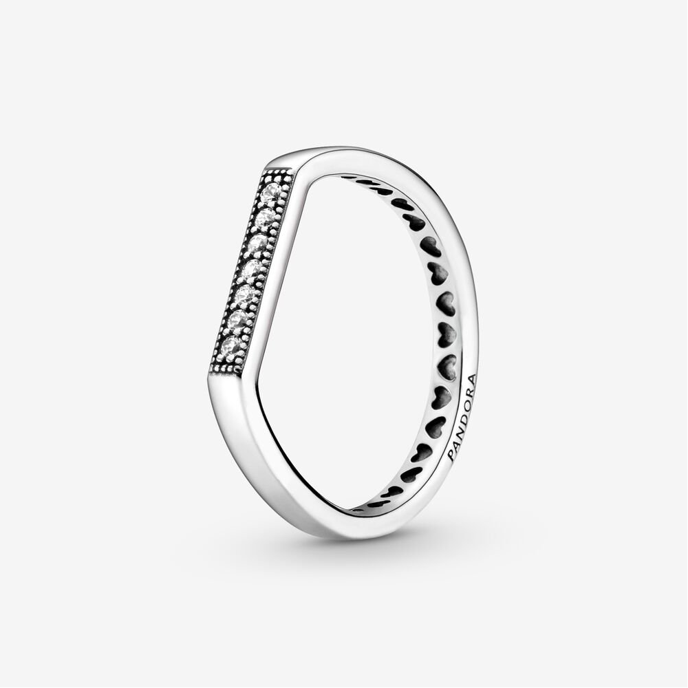 Pandora Anello componibile con barretta scintillante