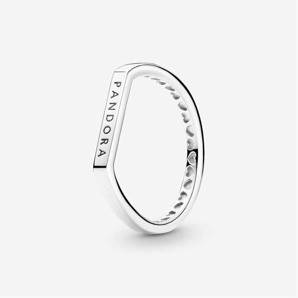 Pandora Anello componibile con barretta e logo