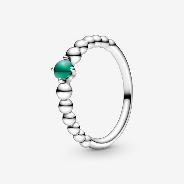 Pandora Anello verde bosco decorato con sfere