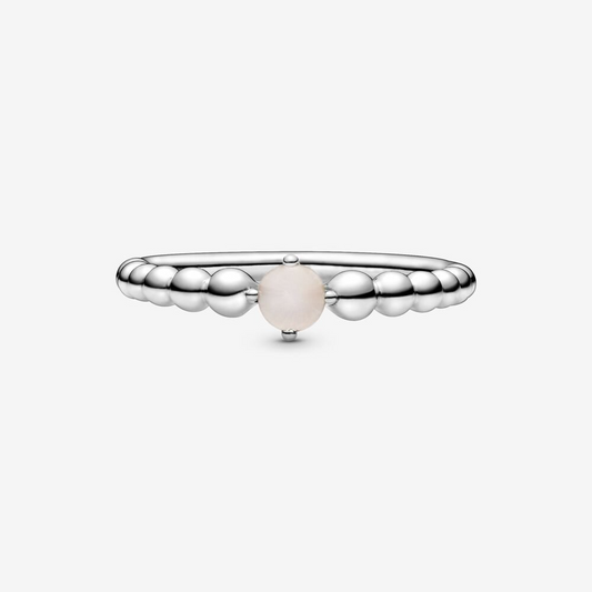 Pandora Anello rosa cipria decorato con sfere
