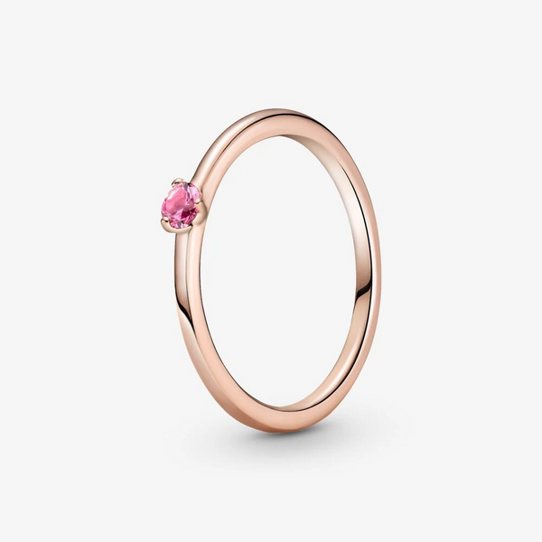 Pandora Anello con solitario rosa