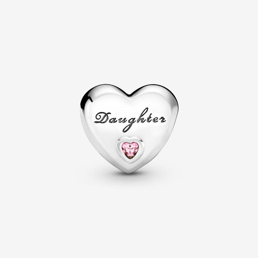 Pandora Charm a cuore Figlia