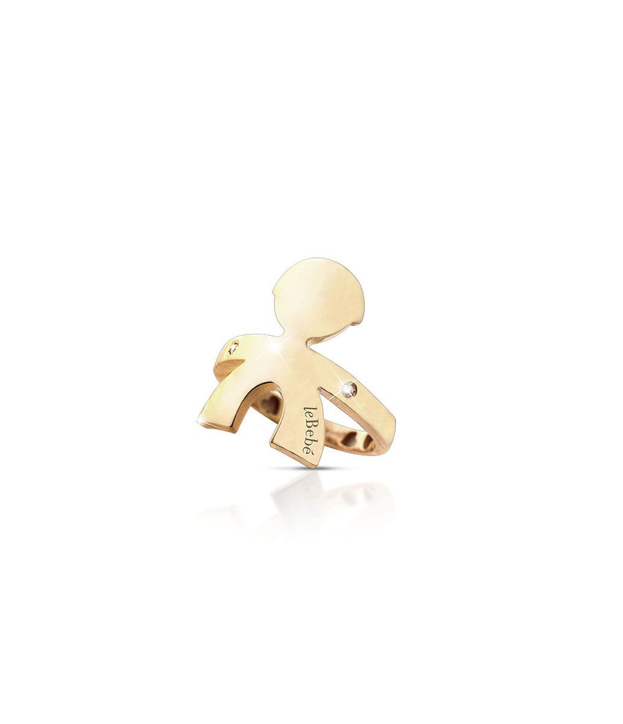 LeBebé Anello bimbo oro giallo