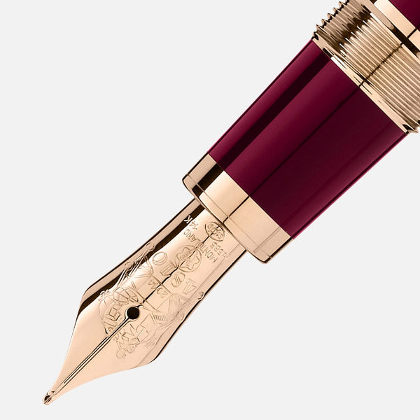 Montblanc -  Penna Stilografica John F. Kennedy Edizione Speciale Bordeaux