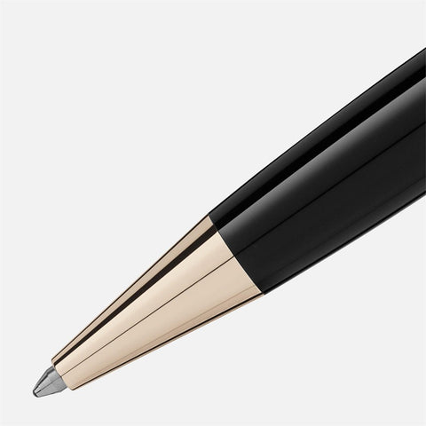 Montblanc -  Penna a sfera Meisterstück Doué Geometry Champagne Gold-Coated Classique
