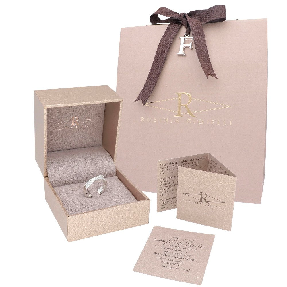 Rubinia Filodellavita - Anello Nodi d'Amore in Argento 925