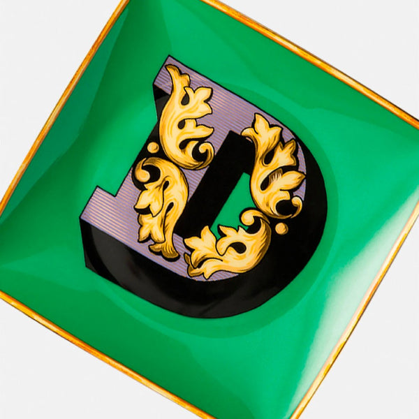 Versace Piattino Alphabet D 12 cm