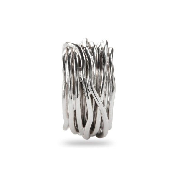 Rubinia Filodellavita - Anello Rock 13 Fili in Argento 925