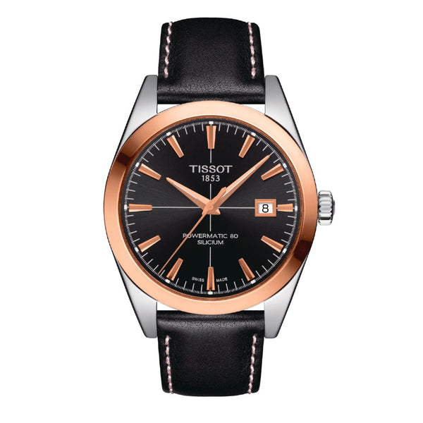 Tissot  - Orologio Gentleman Powermatic 80 Silicium Solid 18k Gold Bezel