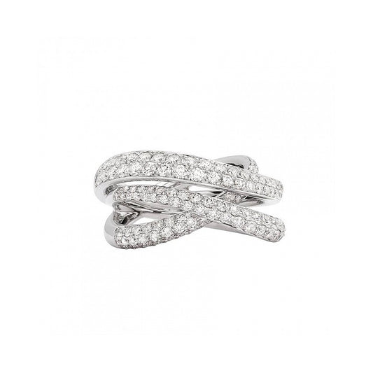 Giorgio Visconti Anello in oro bianco e diamanti