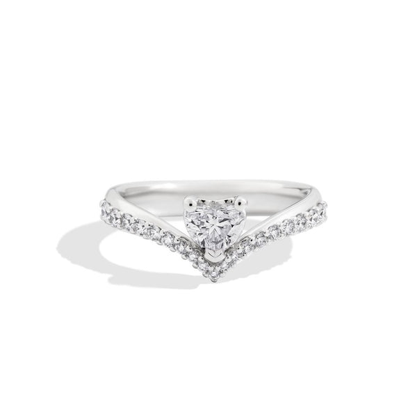 Recarlo Anello fantasia in oro bianco e diamanti