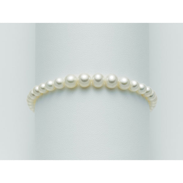 Miluna - Bracciale con perle bianche