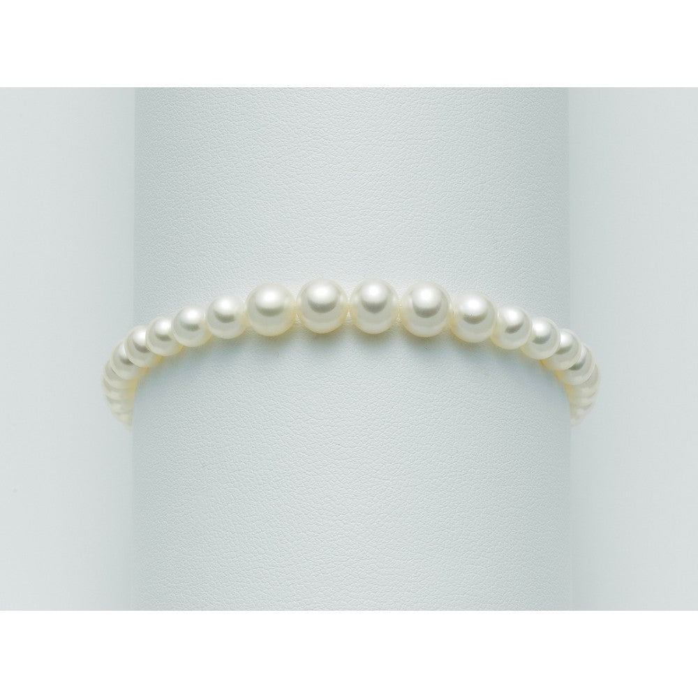 Miluna - Bracciale con perle bianche