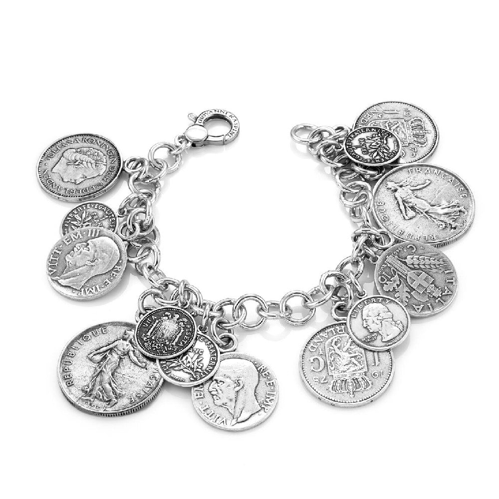Giovanni Raspini Bracciale Monete Charms
