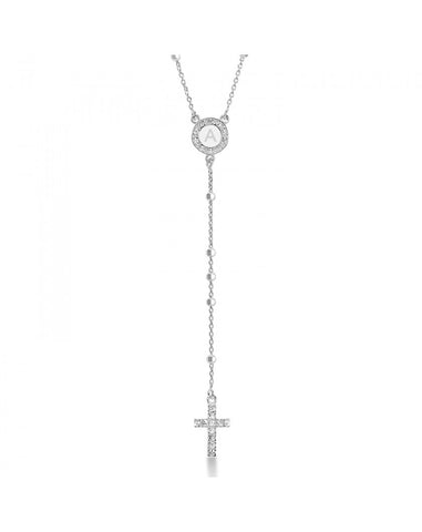 Dvccio Collana rosario in argento