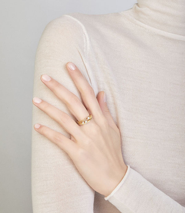 Anna Maria Cammilli Anello Dune Oro Yellow Sunrise