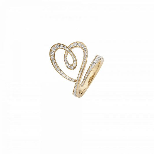 Giorgio Visconti Anello in oro rosa e diamanti