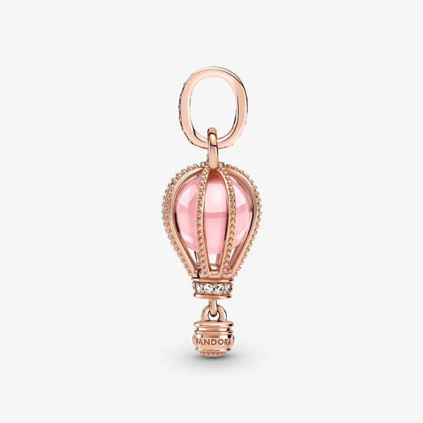 Pandora Charm pendente Mongolfiera rosa scintillante