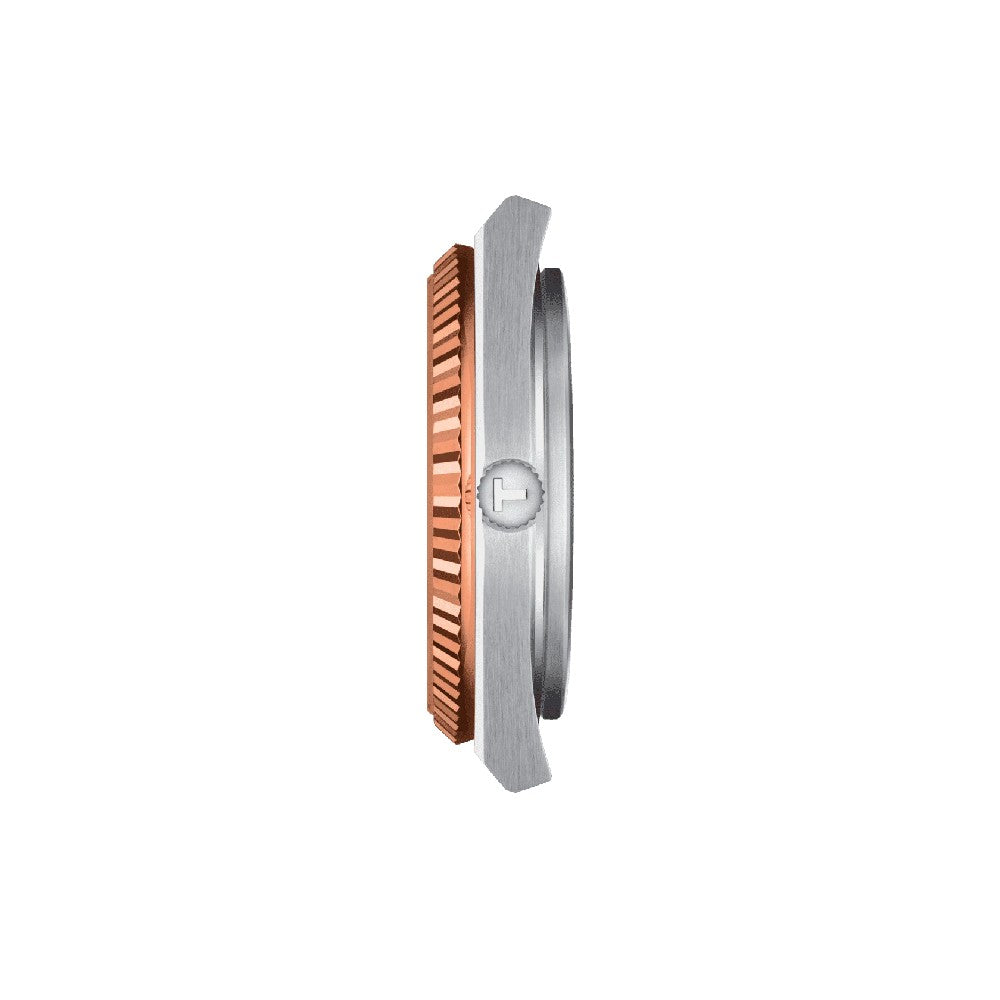 Tissot - Orologio PRX Powermatic 80, 18k Gold Bezel