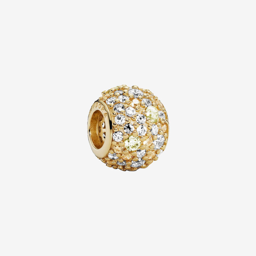 Pandora Charm Sfera in pave mosaico