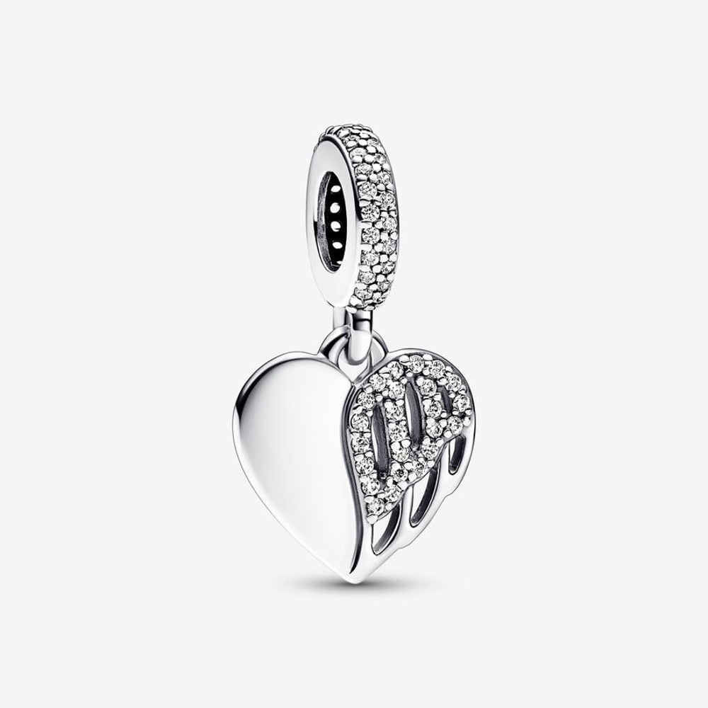 Pandora Charm pendente Cuore, i Nostri Angeli - Cozzari Gioielleria