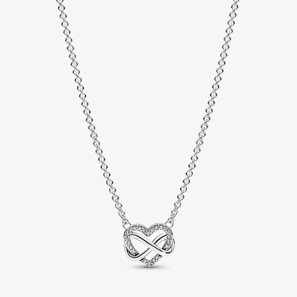Pandora Collana Cuore Infinito Pietre Luminose