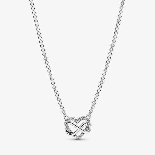 Pandora Collana Cuore Infinito Pietre Luminose