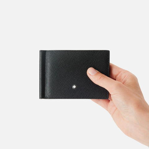Montblanc - Portafoglio Montblanc Sartorial con 6 scomparti e fermasoldi