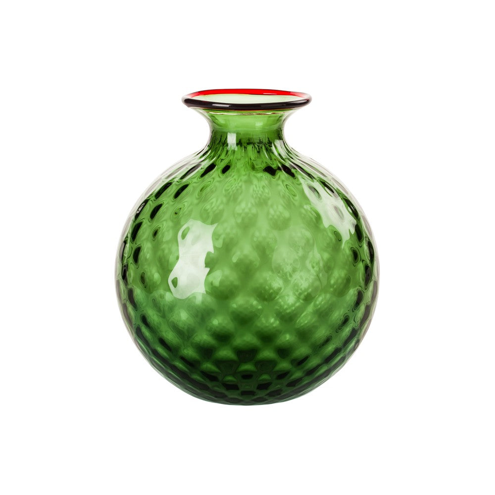 Venini Vaso Monofiore Balloton Verde 24.5 cm